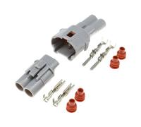 1-20Set 2 Pin Sum1tomo Male Female Kit Auto Connector PA66 6187-2171 6180-2181 6180-2321 6187-2311(2Pin Gray,5Sets)