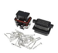 1-20Set TE ECU 34 Pin Way Male SUPERSEAL Female Straight PCB Socket Wire-to-Board Oil Gas Connector 4-1437290-0 2-6447232-3(Male female set,1Set)