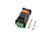 1-20Sets 2 Pin Automotive Connector Socket DT06 Harness p/lug 1801174-1 1801175-1(Female Set,1Set)