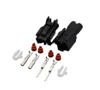 1-20Sets 2 Pin Style Female Male Electrical Auto Sensor Connector for MG640322-5 MG610320-5(Black Male Female 5Sets)(Black Male female,20Sets)