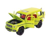 1:22 Fit for Benz AMG G63 SUV Simulation Die-cast Metal Alloy Model Car Sound and Light Pull Back Collectible not include batteries(Green)