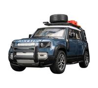 1 22 For Land Rover Defender Off-road Vehicle Model Simulation Alloy 22CM Decorated Desk Collection Souvenir Toy Men Boy Blue Vehicles Kit