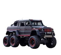 1:22 For Scale Die Cast Metal Mercedes-Benz G63 Off-Road Pickup Truck Simulation Toy Car Collection Ornament Simulation Vehicle Playset