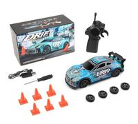 1/22 Scale RC Drift Car with High-Torque Motor, 2.4G 4WD RC Racing Car with LED Lights & Interchangeable Tires, Hobby Grade Model for Enthusiasts
