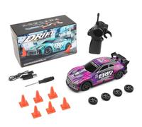 1/22 Scale RC Drift Car with High-Torque Motor, 2.4G 4WD RC Racing Car with LED Lights & Interchangeable Tires, Hobby Grade Model for Enthusiasts
