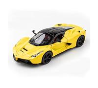 1:22 Simulation For LaFerrari Alloy Supercar Car Model Diecast Vehicles Collection Children Gifts Toys(Yellow)
