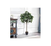 1.22m Artificial Umbrella Tree Ficus Tree Plant Decorative Potted Plant The hot sale Green One Size