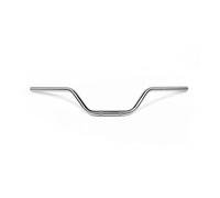 1" 22mm Motorcycle Black Chrome Handlebar Drag Bar Motorbike Mid Handlebars(Chrome)