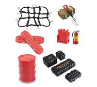 1/24 1/18 RC Crawler Accessories Fit for 1/18 TRX4M 1/24 Axial SCX24 (12Pcs Red)