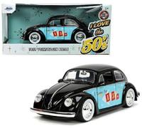Jada JAD31382 - 1/24 1959 VW BEETLE BLACK/LIGHT BLUE I LOVE THE 50S