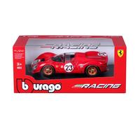 1:24 1967 Ferrari Daytona 330 P4 by Bburago in Red 18-26310 Model RaceCar