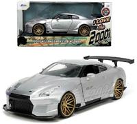 Jada Toys I Love The 2000’s 1:24 2009 Nissan GT-R (R35) Ben Sopra Die-Cast Car, Toys for Kids and Adults, Silver