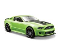 Ford Mustang 2014 GT White Street Racer 1:24 Scale Diecast Super Model Car 31506