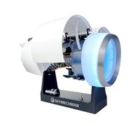 1:24 A38X Turbofan Engine Model Kit, 3D Printed Resin Simulation Engine with Variable Speed, DIY Assembly Nacelle, Desktop Display for Mechanical Science and Gifts for Aviation Enthusiast