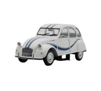 1:24 Alloy Car Models Collection For Citroen 2CV France White Vintage Classic Car Toys Gifts Simulation Vehicle Playset