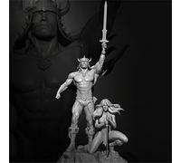 1/24 Ancient Fantasy Kings and Female Warriors Resin Model Kit Unpainted and Unassembled Miniature Figures //Pj1-62 Ahowse