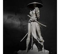 1/24 Ancient Ninja Female Warrior Resin Figure Kit Unassembled and Unpainted Miniatures/cK-8152 Goodmoel