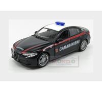 1:24 Burago Alfa Romeo Giulia Carabinieri 2015 Blue White BU01272-GIULIA Model