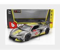 Bburago Chevrolet Corvette C8.r Car Yellow Kids