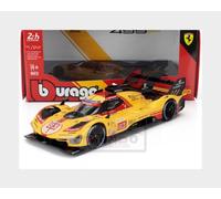 BBurago Die-Cast Ferrari 499P Le Mans Hypercar (2024) AF Corse #83 - 1:24 Scale, Opening Doors