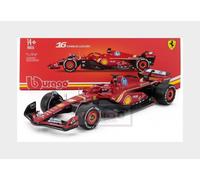 1:24 BURAGO Ferrari F1 Sf-24 #16 2024 Leclerc + Pilot & Showcase BU26821-L Model