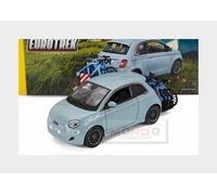 Eurotrek - Fiat 500E (2023) With Bikes Light Blue Top Quality