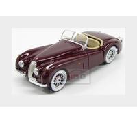 Burago Jaguar XK 120. Roadster 1951 Dia-cast Scale 1/24 Burgundy - Great Gift