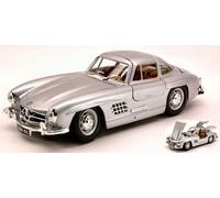 Mercedes Benz 300SL 1954 Silver 1:24 Detailed Burago Diecast Scale Car 22023