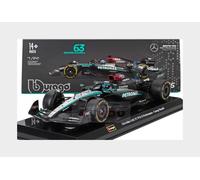 1:24 BURAGO Mercedes Gp F1 W15 #63 2024 Russell +Pilot % Showcase BU28063-R Mode