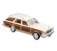 1:24 Chrysler 1979 Classic Touring Die-Cast Metal Car Model Commemorative Edition Collection Classic Toys Simulation Vehicle Playset(White)