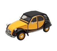 1:24 Citroen 2CV Charleston by Welly in yellow and black 24009YBK Model Car
