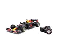 Bburago 1:24 RED BULL TOY TYRE CHANGING RACING CAR (2021) VERSTAPPEN PLAYSET