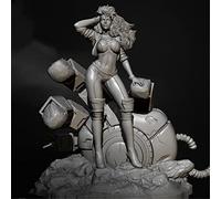 1/24 Fantasy Planet Female Warrior Resin Figure Kit Unassembled and Unpainted Miniatures/cK-3647 Goodmoel