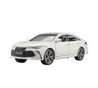 1:24 Fit for Avalon Alloy Car Model Diecasts Vehicles Metal Toy Simulation Sound and Light(White)