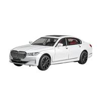 1/24 Fit for BMW THE 7 760Li miniature die-cast toy car model with openable doors for collection not include batteries(White)