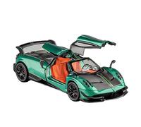 1:24 Fit for Pagani for Huayra BC supercar alloy die-cast sound and light pull back toy car model not include batteries(Green)