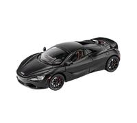 1 24 For 720S Alloy Sports Car Model Simulation Model Four Wheels And Shock Absorption Function With Lights Shouc Mini Replica Toys(Black)