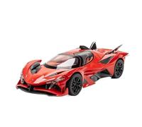 1 24 For Apollo IE Alloy Race Car ToysHypercar Model With Sound Light Pull Back Vehicles Gifts Simulation Vehicle Playset(Red 1)