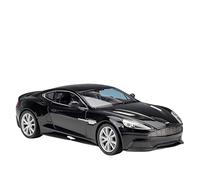 1 24 For Aston Martin Vanquish Sports Car Metal Die-casting Model Car Miniature Car Ornaments Vehicles Kit(Black)