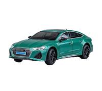 1:24 For Audi RS7 Coupe Alloy Model Car Diecast Metal Toy Sound & Light Desktop Ornament Collection Hobby Vehicles Playgame Kit(green)