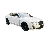 1：24 For Bentley Continental Supersports GT Simulation Alloy Car Model Hobby Collection Souvenirs Mini Replica Toys(White)