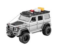 1:24 for Benz G550 4X4 Modified Version Off-road Car Diecast Sound Light Pull Back (Batteries Not Included)(Silver)