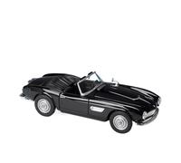 1 24 For BMW 507 Alloy Diecast Metal Classic Sports Car Vehicles Model Static Souvenir Display Gift Collection Simulation Vehicle Playset(Black)