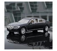 1 24 For BMW 7 Series 760 LI Die-casting Metal Car Model Collection Decoration Removable Toy Gift Mini Replica Toys(Black)