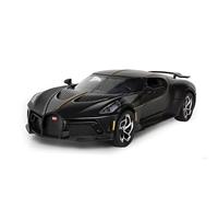 1 24 For Bugatti Sound Of Night Alloy Car Model Toy Men's Collection Memorial Gift Decoration 20CM(Black)