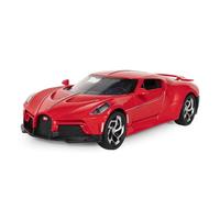 1 24 For Bugatti Sound Of Night Alloy Car Model Toy Men's Collection Memorial Gift Decoration 20CM(Red)