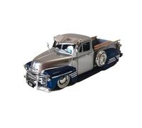 1:24 For CHEVROLET PICKUP 1951 Die-Cast Metal Car Model Commemorative Edition Collector's Classic Toys Simulation Vehicle Playset(Grey)