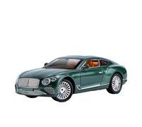 1:24 For Continental GT Alloy Scale Model Car Diecast Metal Sound＆Light Miniature Simulation Collection Vehicles Toy Hobby Vehicles Playgame Kit(green)