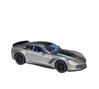 1 24 For Corvette 2017 Corvette Grand Sport Alloy Car Model Ornamental Collection Toy Mini Replica Toys(Grey)