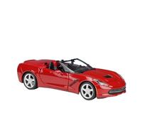 1 24 For Corvette 2017 Corvette Grand Sport Alloy Car Model Ornamental Collection Toy Mini Replica Toys(Red)
